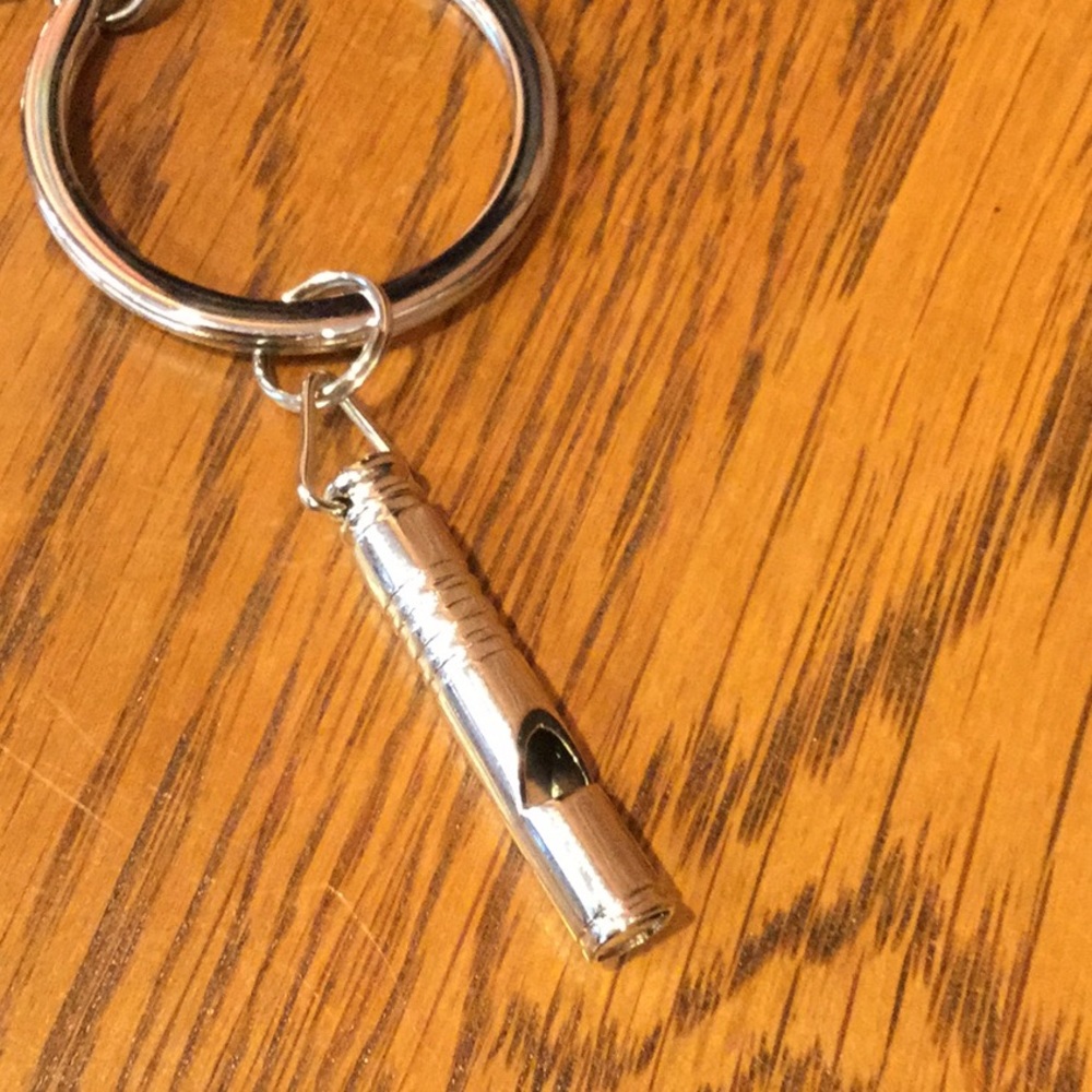 Working Whistle Key Chain - Picture 2 of 2